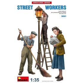 MiniArt 38081 Street Workers (1/35) Civil figura makett