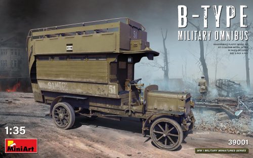 MiniArt 39001 B-Type Military Omnibus (1/35) Teherautó makett