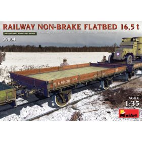   MiniArt 39004 Railway Non-brake Flatbed 16,5 t (1/35) Teherkocsi makett