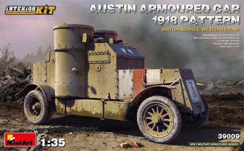 MiniArt 39009 Austin Armoured Car 1918 Pattern. British Service. Western Front . Interior Kit (1/35) Teherautó makett