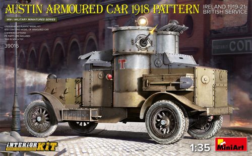 MiniArt 39016 Austin Armoured Car 1918 Pattern. Ireland 1919-21. British Service. Interior Kit (1/35) Teherautó makett