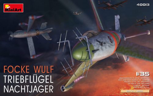 MiniArt 40013 Focke Wulf Triebflugel Nachtjager (1/35) Prototípus makett