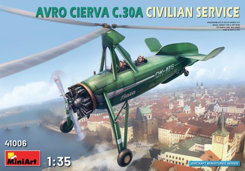 MiniArt 41006 Avro Cierva C.30A Civilian Service (1/35) Helikopter makett