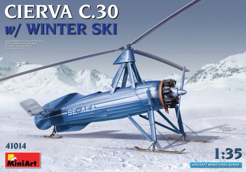 MiniArt 41014 Cierva C.30 with Winter Ski (1/35) Helikopter makett