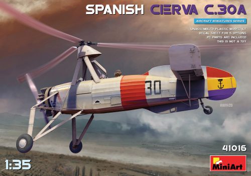 MiniArt 41016 Spanish Cierva C.30A (1/35) Helikopter makett