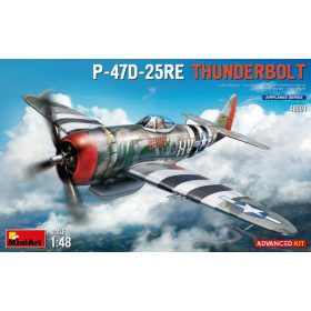   MiniArt 48001 US P-47D-25RE Thunderbolt Advanced Kit 1/48 repülőgép makett