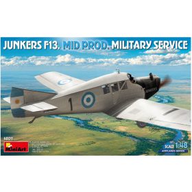   MiniArt 48011 Junkers F13. Mid Prod. Military Service (1/48) Harci repülőgép makett