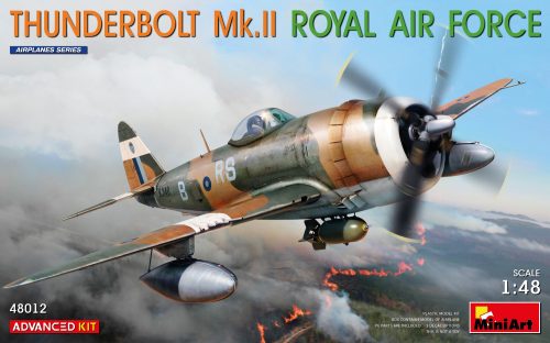 MiniArt 48012 Thunderbolt Mk.II. Royal Air Force. Advanced Kit (1/48) Harci repülőgép makett