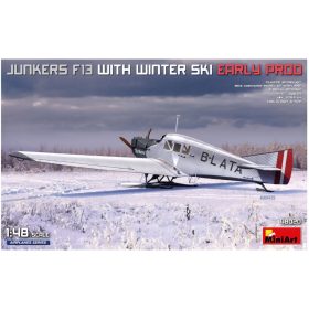   MiniArt 48020 Junkers F13 with Winter Ski Early Prod (1/48) repülőgép makett