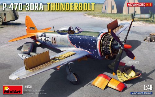 MiniArt 48029 1:48 P-47D-30RA Thunderbolt. Advanced Kit (1/48) Harci repülőgép makett