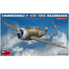   MiniArt 48030 Republic P-47D-10RE Thunderbolt. Razorback Advanced Kit (1/48) Harci repülőgép makett