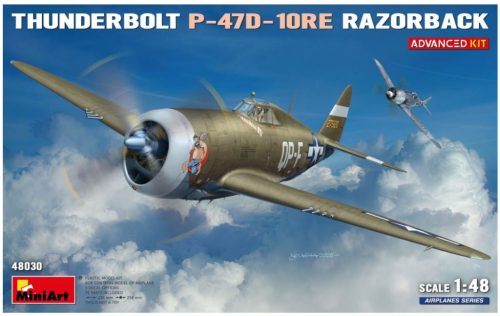 MiniArt 48030 Republic P-47D-10RE Thunderbolt. Razorback Advanced Kit (1/48) Harci repülőgép makett