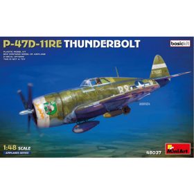   MiniArt 48037 Republic P-47D-11RE Thunderbolt. Basic Kit (1/48) Harci repülőgép makett