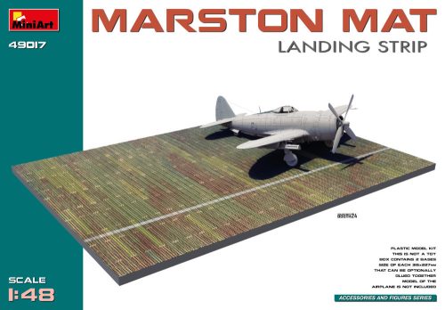 MiniArt 49017 Marston Mat Landing Strip (1/48) Pálya makett