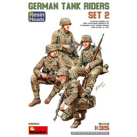   MiniArt 53024 1/35 German Tank Riders Set 2. Resin Heads (1/35) Katonai figura makett