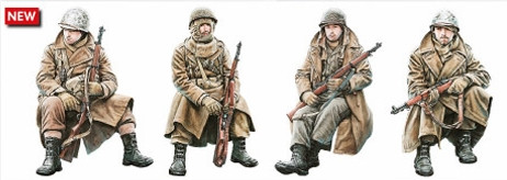 MiniArt 53045 U.S. Tank Rider Winter 1944-45 (1/35) Katonai figura makett