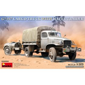   MiniArt 53066 G7117 CARGO TRUCK WITH WATER TRAILER (1/35) Harcjármű makett