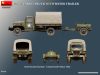MiniArt 53066 G7117 CARGO TRUCK WITH WATER TRAILER (1/35) Harcjármű makett