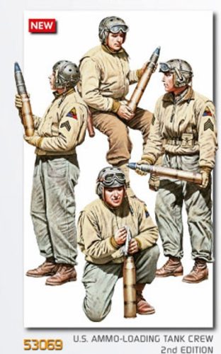 MiniArt 53069 U.S.Ammo-Loading Tank Crew 2nd Edition (1/35) Katonai figura makett