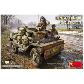   MiniArt 53088 Dingo Mk. III Scout Car w/Crew (1/35) Harcjármű makett