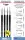 Mirage Hobby 100063 MIRAGE BRUSH SET of Standard of 4 brushes in sizes: 00; 0; 1; 2 (hair: synthetic) - ecsetkészlet