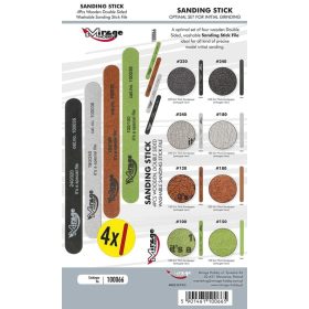   Mirage Hobby 100066 SANDING STICK OPTIMAL SET [4pcs/8 STAGES] - csiszolópálcika-készlet