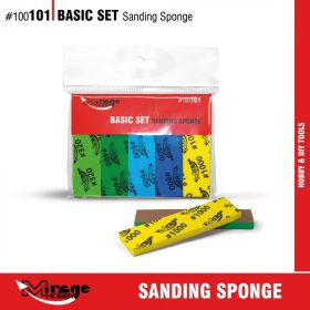   Mirage Hobby 100101 BASIC SET SANDING SPONGE 10pcs - csiszolószivacs-készlet