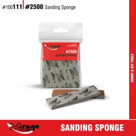   Mirage Hobby 100111 ANDING SPONGE #2500 [6pcs] - csiszolószivacs, 2500 - 6 db