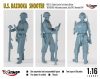 Mirage Hobby 160001 WW2 US BAZOOKA SHOOTER 'Big Red One' (1/16) Figura makett