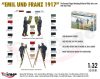 Mirage Hobby 320001 WWI German FA(A) Units Crew 'Emil und Franz 1917' w/Equipment  (1/32) Figura makett