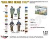 Mirage Hobby 320001 WWI German FA(A) Units Crew 'Emil und Franz 1917' w/Equipment  (1/32) Figura makett