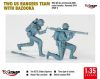 Mirage Hobby 350002 TWO US RANGERS TEAM WITH BAZOOKA (1/35) Figura makett