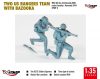 Mirage Hobby 350002 TWO US RANGERS TEAM WITH BAZOOKA (1/35) Figura makett