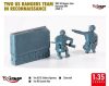 Mirage Hobby 350003 TWO US RANGERS TEAM IN RECONNAISSANCE (1/35) Figura makett