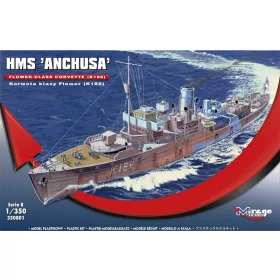  Mirage Hobby 350801 HMS 'Anchusa' Flower - Class Corvette (K186) (1/350) Hajó makett