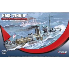   Mirage Hobby 350802 HMS 'ZINNIA' Flower - Class Corvette (K98) (1/350) Hajó makett