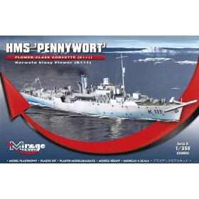   Mirage Hobby 350804 HMS 'PENNYWORT' Flower-Class Corvette (K111) (1/350) Hajó makett