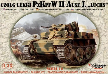 Mirage Hobby 35107 PzKpfw II Ausf L 'LUCHS' Light tank (1/35) Harcjármű makett