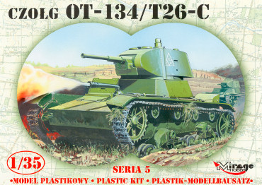 Mirage Hobby 35309 OT-134 / T-26C Russian Light Tank (1/35) Harcjármű makett