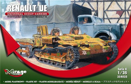 Mirage Hobby 354025 RENAULT UE Universal Carrier (1/35) Harcjármű makett