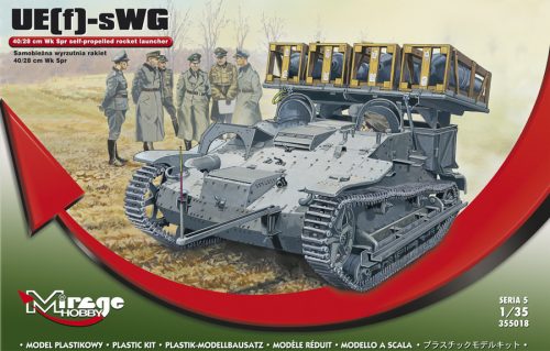 Mirage Hobby 355018 UE(f)-sWG, 40/28cm Wk Spr self-propelled rocket launcher (1/35) Harcjármű makett