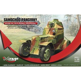   Mirage Hobby 355020 ARMOURED CAR MODEL 1934/II (POLISH and GERMAN version) (1/35) Harcjármű makett