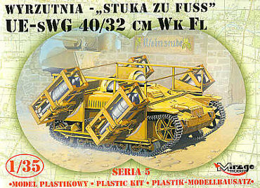 Mirage Hobby 35519 UE-sWG 40/32cm Wk Fl 'STUKA zu FUSS' self-propelled rocket launcher (1/35) Harcjármű makett