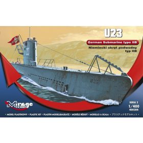   Mirage Hobby 400204 GERMAN U-BOOT U-23 ( type IIB) (1/400) Tengeralattjáró makett