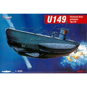   Mirage Hobby 400206 GERMAN U-BOOT U-149 ( type IID) (1/400) Tengeralattjáró makett