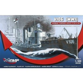  Mirage Hobby 400208 'V 106' German WWI Torpedo Ship (1/400) Hajó makett