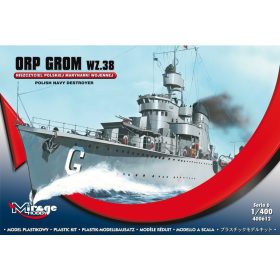   Mirage Hobby 400612 ORP 'GROM' – wz.38  [Polish Destroyer WWII] (1/400) Hajó makett