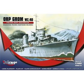   Mirage Hobby 400614 ORP 'GROM' – wz.40  [Polish Destroyer WWII] (1/400) Hajó makett