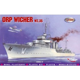   Mirage Hobby 40068 ORP 'WICHER' – wz.36  [Polish Destroyer WWII] (1/400) Hajó makett