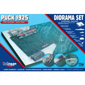   Mirage Hobby 401001 [DIORAMA SET] PUCK 1925 (Naval Base)  (1/400) Hajó makett